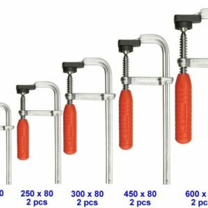 Forged Steel F-Clamp, 10 pcs/Set