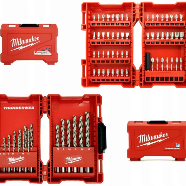 Milwaukee 75 pcs Screw Bits + Drill Bits Set