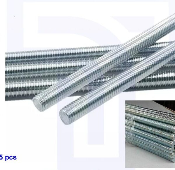 Galvanized Threaded Bar - 5pcs