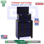 tool trolley, Craftsman, 26.5 x 14 x 45.5 inch, USA