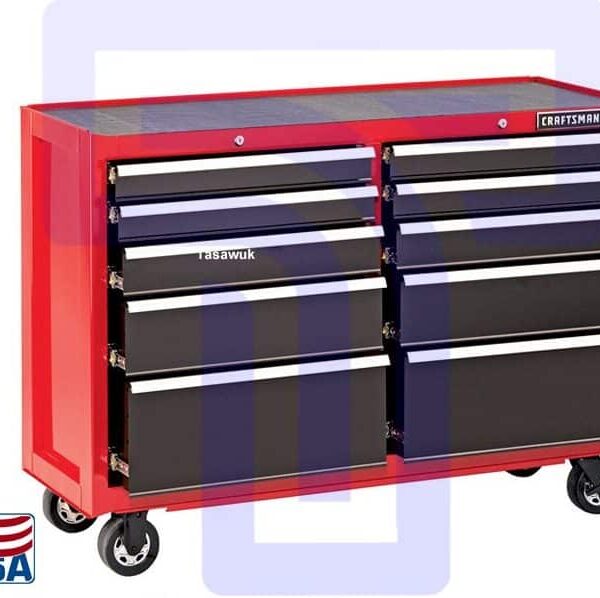 tool trolley, Craftsman, 10 drawers, USA