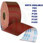 4" Abrasive Sanding Roll (per mtr)