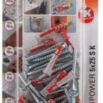Duo Power Wall Plugs with Screws