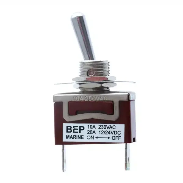 Waterproof Toggle Switch (On)/Off/Momentary