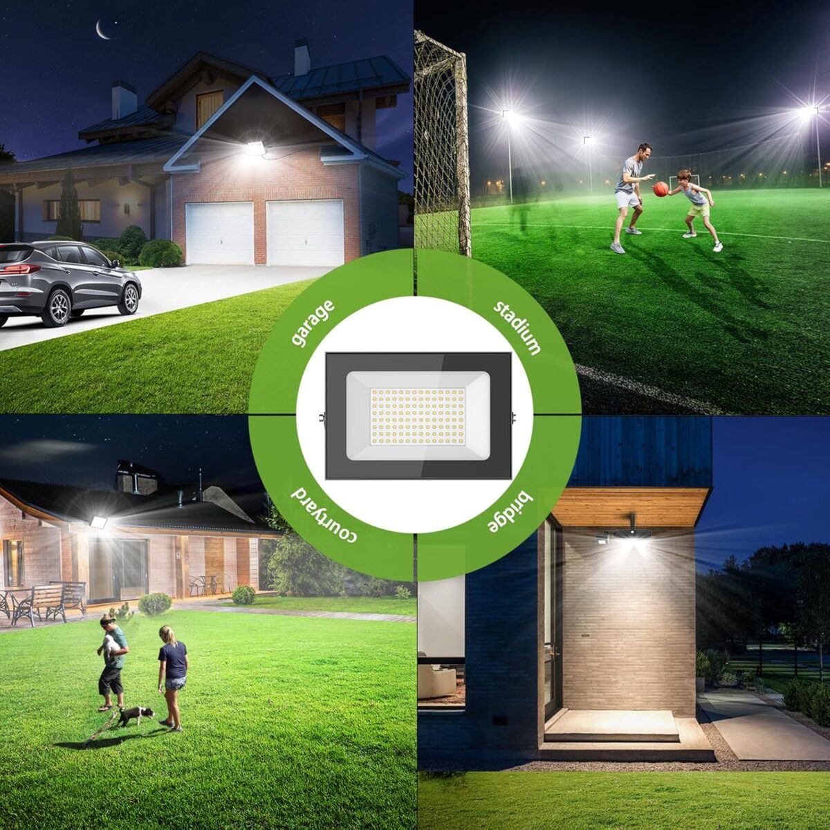SL LED Flood  Light 600W  Warm White - Image 2