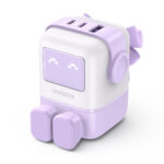 High-speed 65W wall charger with LED display