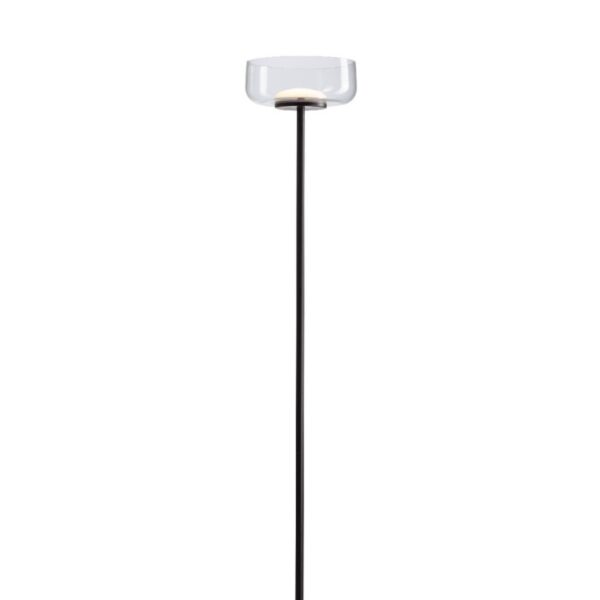 Floor Lamp 12W H172cm Touch Dimmable - Black
