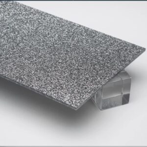 Glitter Silver Acrylic Sheet 3MM