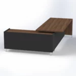 Linea Due with Credenza Return W2200 x D1800 x H750mm Executive Desks - Image 5