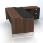 Linea Due with Hanging Pedestal (Premium) W2000 x D1800 x H750mm Executive Desks