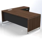 Linea Due with Open Shelf Return W2000 x D1800 x H750mm Executive Desks - Image 5