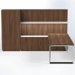 Elite Presidential Desk with Wall Unit Executive Desks - Image 3