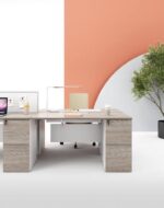 Nora Cluster of 2 with Fixed 3D Pedestal W1500 x D700 x H750mm Workstations - Image 2