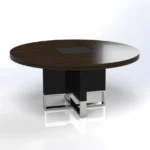Linea Uno Large Round Meeting Table D1600 x H750mm Meeting & Conference