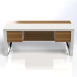 Linea Uno Straight Desk with Hanging Pedestal W1800 x D800 x H750mm Executive Desks - Image 2