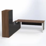 Elite Presidential Desk with Wall Unit Executive Desks - Image 6