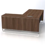 Linea Due with Open Shelf Return W2000 x D1800 x H750mm Executive Desks - Image 2