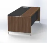 Linea Due Straight Desk (Premium) W1400 x D800 x H750mm Executive Desks - Image 4