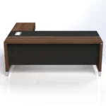 Linea Due with Open Shelf Return (Premium) Executive Desks - Image 3