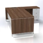 Linea Due with Hanging Pedestal W2000 x D1800 x H750mm Executive Desks - Image 3