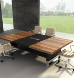 Linea Uno Curved Meeting Table W3200 x D1400 x H750mm Meeting & Conference - Image 5
