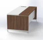 Linea Due Straight Desk (Premium) W2000 x D900 x H750mm  Executive Desks - Image 5