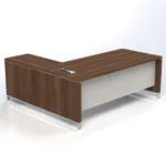 Linea Due with Hanging Pedestal W1800 x D1800 x H750mm Executive Desks - Image 3