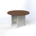 Linea Due Round Meeting Table Meeting & Conference D1200 x H750mm - Image 7