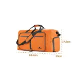 Camouflage Travel Duffle Bag orange - Image 4