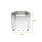Firestorm Hexagonal Smokeless firepit - Image 2