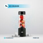 Powerology New 6-Blade Portable Juicer 450mL 126W - Black - Image 6