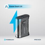 Powerology Crystalline Series Power bank 10000mAh PD 35W - Transparent/Grey - Image 2