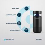 Powerology Portable Air Purifier - Black - Image 2