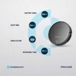 Powerology Smart Robovac Vacuum & Mop - Black - Image 3