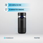 Powerology Portable Air Purifier - Black - Image 3