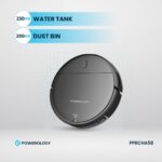 Powerology Smart Robovac Vacuum & Mop - Black - Image 2
