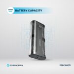 Powerology Crystalline Series Power bank 20000mAh PD 65W - Transparent/Grey - Image 3