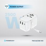 Powerology GaN Universal Charger Retractable Type-C Cable - Image 2