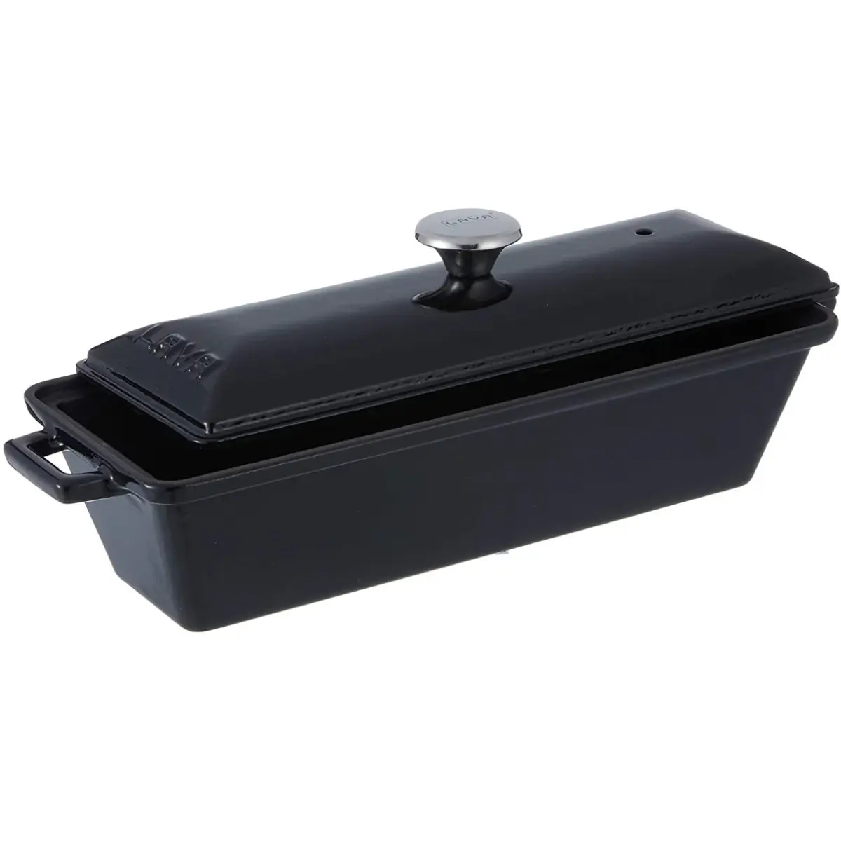12 LAVA BREAD / TERRINE POT- MATT BLACK - Image 1
