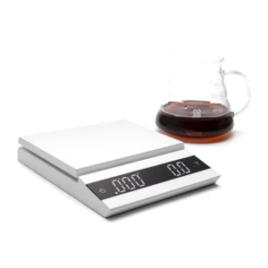Drip scale/Led display, auto smart scale - auto ratio White
