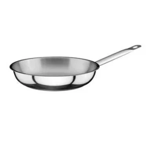 S/S FRYPAN, NON STICK COATED , MIRROR FINISHED, Size:26X05