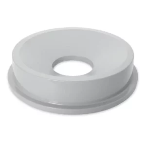 RUBBERMAID BRUTE ROUND FUNNEL TOP FOR 32 GALLON CONTAINER - GRAY