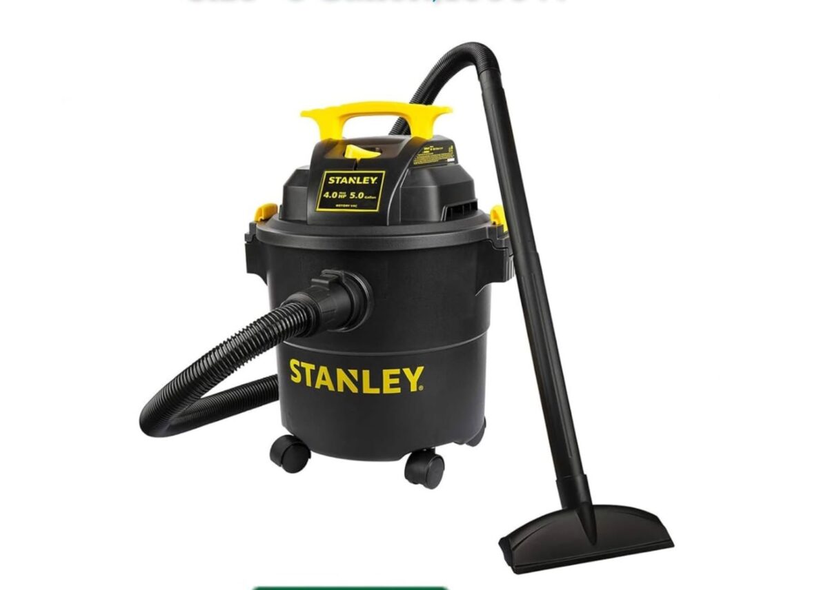 new vac1 Stanley Portable Wet/Dry Vacuum Cleaner - 5 gallon - Image 1