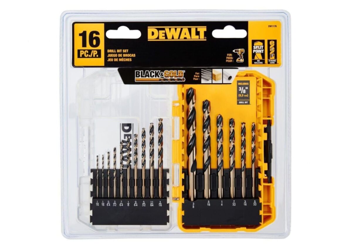 new14 Dewalt Black & Gold Drill Bit Set - Image 1