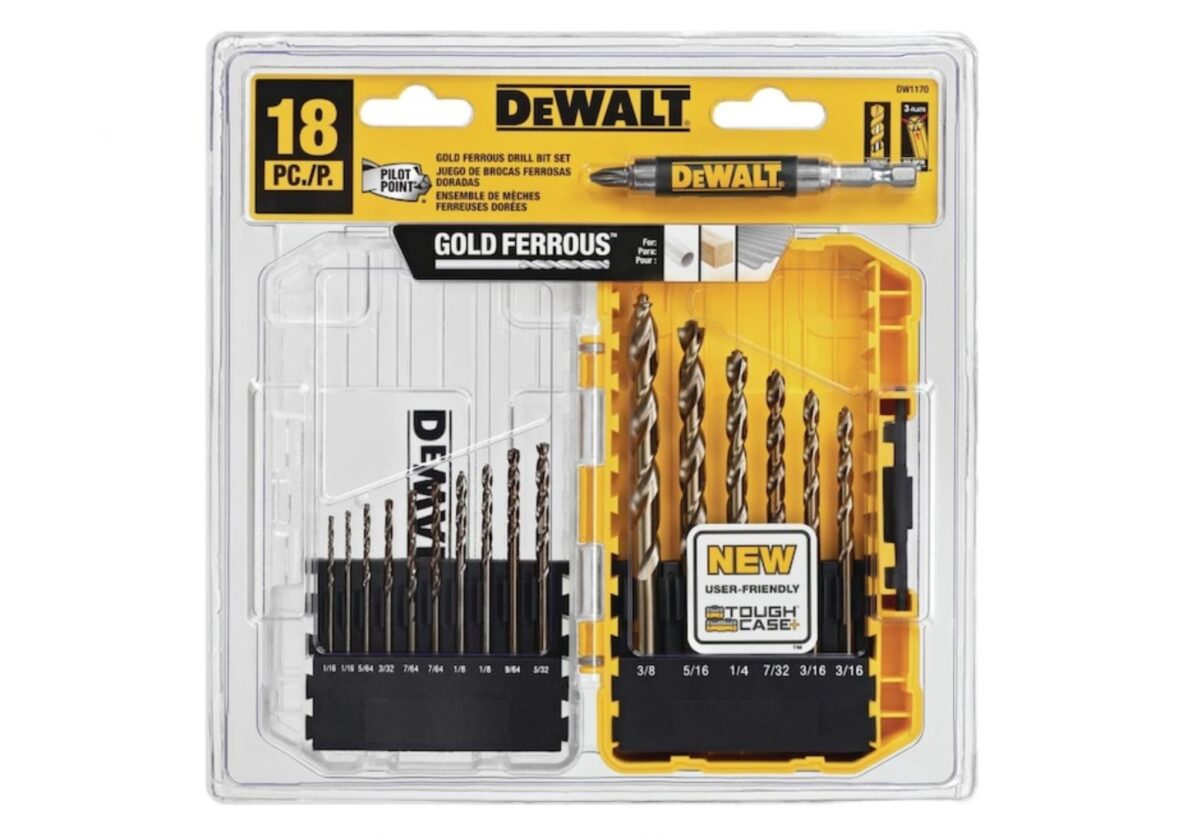 new20 Dewalt Gold Ferrous Drill Bit Set - Image 1