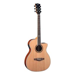 EKO Electro-Acoustic Auditorium Cutaway Guitar, Natural - NXT-A-100CWE-NAT