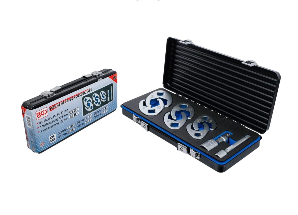 bgs crowfoot1 BGS 8pcs 1/2" Dr. Crowfoot Spanner Set - Image 1