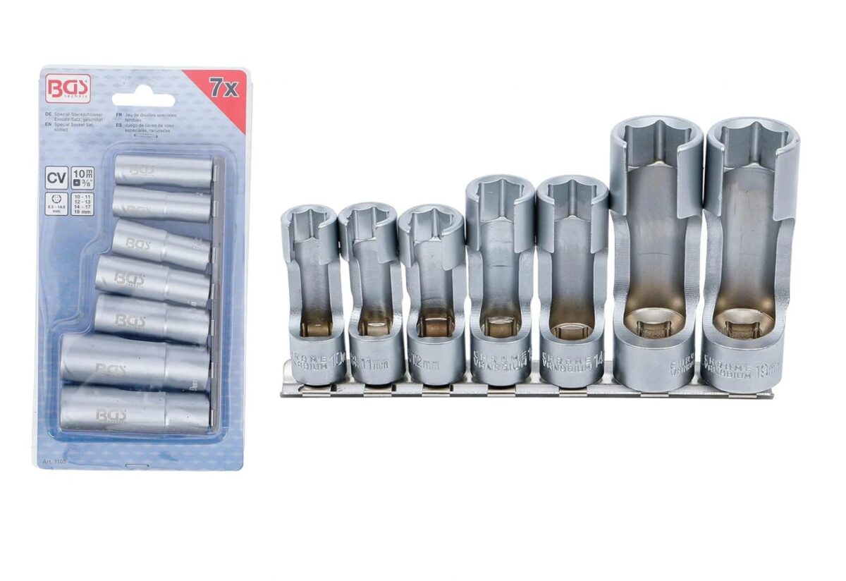 BGS 7pcs 3/8" Dr. Special Slotted Socket Set - Image 1