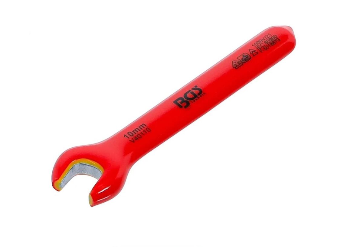 bgs vde1 BGS 10mm VDE Single Open End Spanner - Image 1