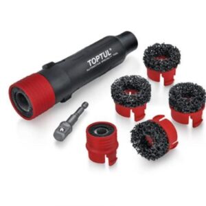Toptul 8pcs Wheel Stud & Hub Cleaning Tool Set
